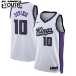 Maillot NBA Sacramento Kings Domantas Sabonis Nike 2023-24 Association Edition Blanc Swingman - Enfant